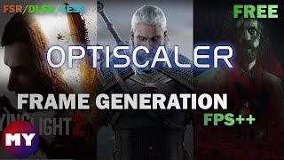 Free Frame Generation In *Almost* Any Game! || Optiscaler