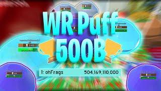 World Record Puff Run (level 28 puff 504b) | Bee Swarm Simulator