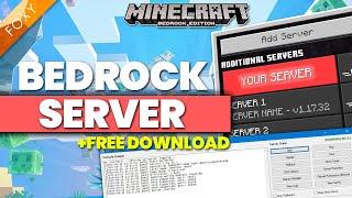 How to make a Minecraft Bedrock Server for FREE!