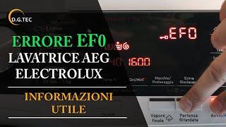 EF0 lavatrice Electrolux AEG