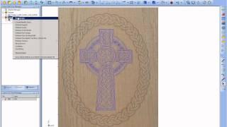 Decorative Wood Carving using BobArt: Part2; Assembling the geometry and Embossing