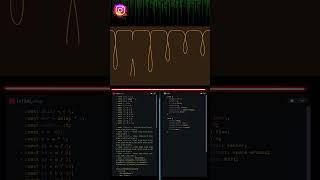 Water Droplet Animation Using HTML, CSS & JS  | Cool Web Dev Project #shorts