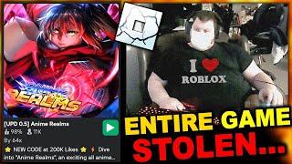 Unhinged Roblox scammer steals extremely popular new game, Anime Realms... ($850k LOST)