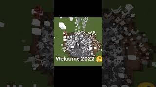 Goodbye 2021 Welcome 2022 in Minecraft | Made By PROXVROCK | HAPPY NEW YEAR....