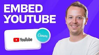 How to embed / insert Youtube Video in Canva