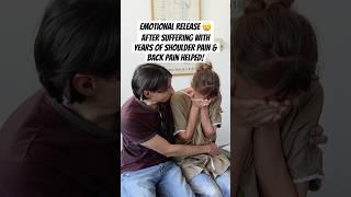 Emotional Release After Suffering Years with Shoulder Pain & Back Pain Helped ​⁠@DrRahim #shorts