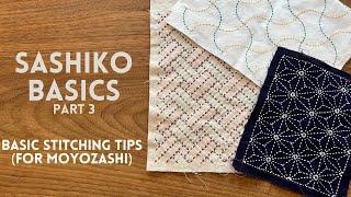 Very basic Sashiko stitching tips you should know -Introduction to Sashiko for beginners Part 3