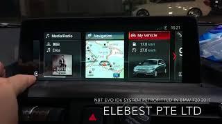 NBT EVO ID6 System Retrofitted in BMW F20 2017