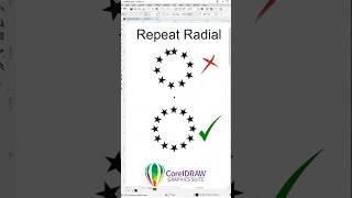 coreldraw reapeat radial  #coreldraw #graphicdesign #designer #coreldrawtutorial  #design