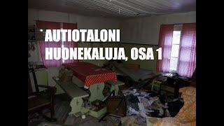 Ostamani autiotalon vanhoja huonekaluja.