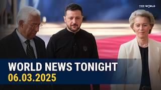 EU Summit: Ukraine, Defense & ReArm Plan as Russia Rejects Ceasefire | TVP World News Tonight