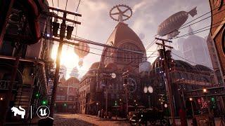 Steampunk Environment Megapack with Characters  | Available for Unity & Unreal Engine | Game-Ready