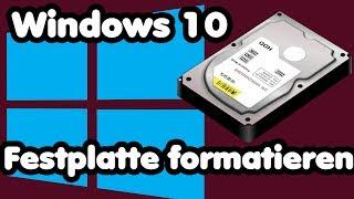 Festplatte formatieren und partitionieren unter Windows 10 | Neue Partitionen erstellen