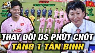 HLV Kim Sang Sik Bất Ngờ Thay Đổi Danh Sách ĐTQG Vào Phút Chót: Vắng 1 Trụ Cột, Tăng 1 Tân Binh