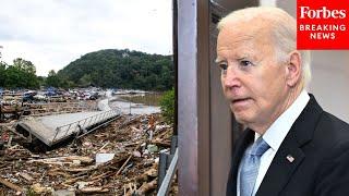 JUST IN: President Biden Asked Point Blank Why He Wasn't At The White House During Hurricane Helene