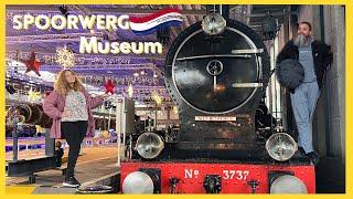 Spoorweg museum Utrecht , The Dutch train museum in Utrecht in Christmas time.Part 1