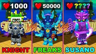 Susanoo Armor Vs Freaks Diamond Vs Knight Armor