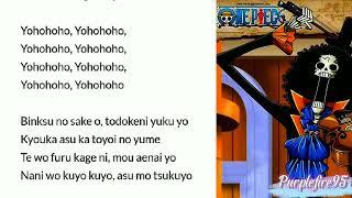 BINKS NO SAKE- STRAWHAT VERSION LYRICS| EASY LYRICS