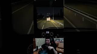 #СПОКОЙНИЧ ИГРАЕТ В ETS2, ДАША ВЫЕХАЛА НА ВСТРЕЧУ А ГЛЕБ КРИЧИТ НА НЕЕ #shorts