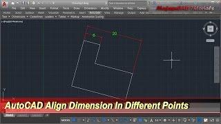 AutoCAD Align Dimension In Different Points