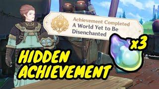 HIDDEN ACHIEVEMENT "A World Yet to Be Disenchanted" in Fontaine | Genshin Impact