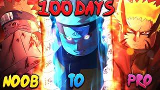 Spent 100 days Going From Noob To NARUTO UZUMAKI In Shinobi Life 2! Rellgames Shindo Life