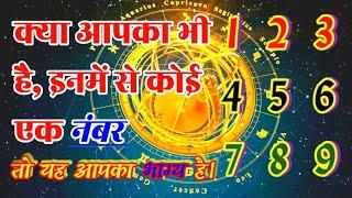 NUMEROLOGY Name Number Meanings | अंक ज्योतिष हिंदी | EVERYTHING About Numerology | 123456789