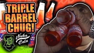 Fallout Nuka Victory Cola Triple Barrel Chug  (MASSIVE BURP!)