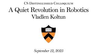 Distinguished Colloquium: Vladlen Koltun, Sept 12, 2023