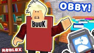 Roblox Obby ESCAPE the EVIL LIBRARY! ► Fandroid the Musical Robot!