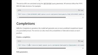 Accessing Azure OpenAI models using Rest APIs (Postman)