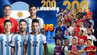 2023 ARGENTINA VS 200 LEGENDSL.Martinez & Messi 