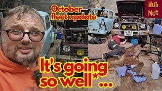 Pajero Junior Cambelt job begins! HubNut Fleet Update, October 2024.