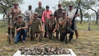 Texas Dove Hunt With Relatives(Catch*Clean*Cook) Double Stuffed Pot Roasted Doves