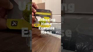Unboxing home gym items