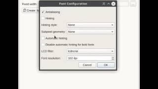 Linux Font Rendering (Qt5 Settings Tool) qt5ct