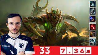 [DOTA 2] Liquid.33 the SAND KING [OFFLANE] [7.36a]