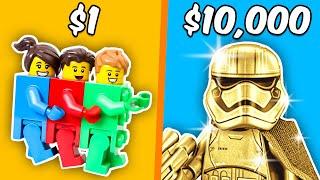 $1 vs $10,000 LEGO Minifigure