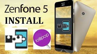 How to Install Xposed Framework Asus Zenfone 5 Lollipop 3.24.40.87 & 78