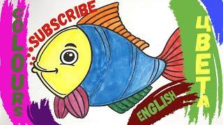 Learn colours in English and Russian for kids.Учим цвета на английском и русском для детей