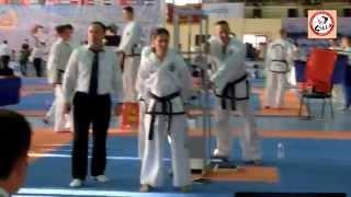 Worldchampionship Taekwondo ITF 2014 - gold medalist - Radka Heydušková power test