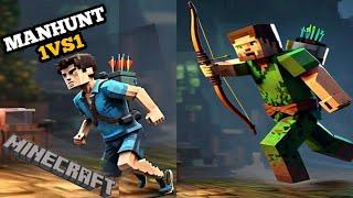 MINECRAFT 1VS1 MANHUNT