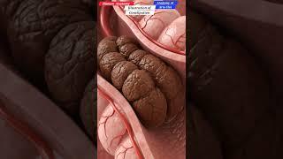 Illustration of Stool Constipation | Realistic AI Art | Gut Health | Anatomy AI Arts USA |