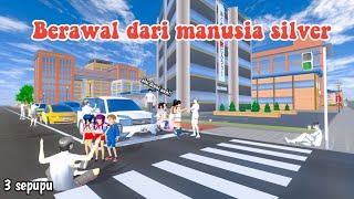 BERAWAL DARI MANUSIA SILVER || 3 SEPUPU || DRAMA SAKURA SCHOOL SIMULATOR ||