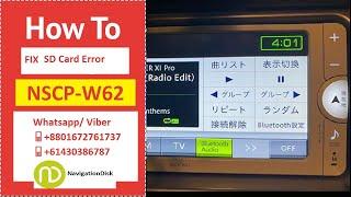 TOYOTA NSCP-W62 Unlock and English Menu Settings Setup