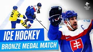 Sweden vs Slovakia  Ice Hockey - Men's Bronze Medal Match | Full Replay | #Beijing2022