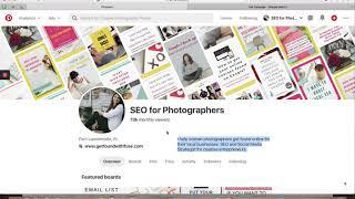 Pinterest SEO Tips for Photographers & Creatives