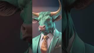 Картина Bull investor #art