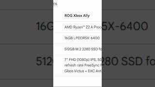 Xbox ROG Ally #shorts #xboxgameshowcase #xbox