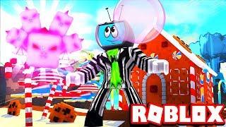 Eating All The Candy In Candy Land With My Candy Winged Hydra | Roblox Bubble Gum Simulator